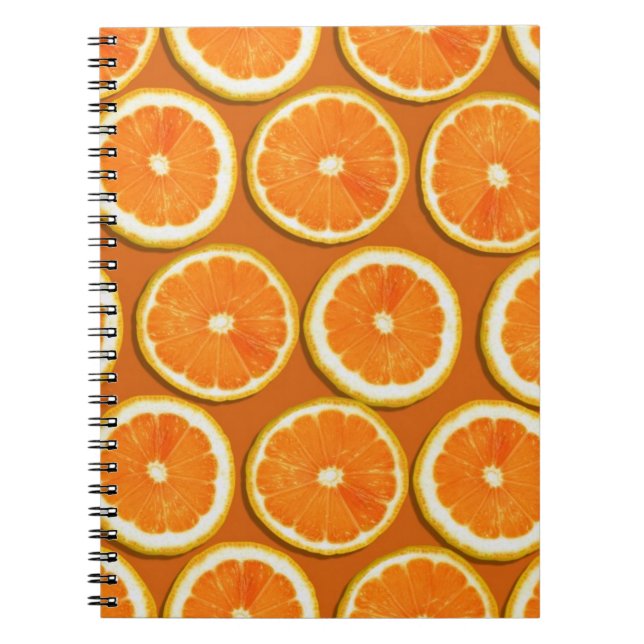 Lemon Slices Pattern Notebook (Front)
