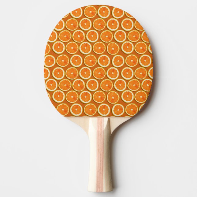 Lemon Slices Pattern Ping Pong Paddle (Front)
