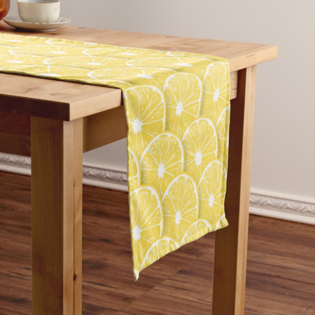 Lemon slices short table runner (In Situ)