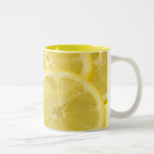 Lemon Slices Two-Tone Coffee Mug