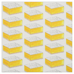 Lemon Square Bar Pastry Dessert Bake Sale Sweets Fabric