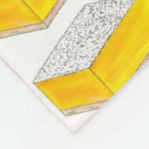 Lemon Square Bar Pastry Dessert Bake Sale Sweets Fleece Blanket