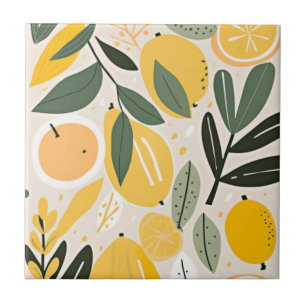 Lemon Square Ceramic Tile