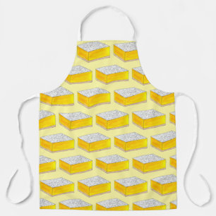 Lemon Square Traybake Dessert Bar Cookie Bake Sale Apron