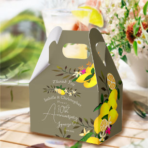 Lemon Squeeze Anniversary Thank You Favour Box