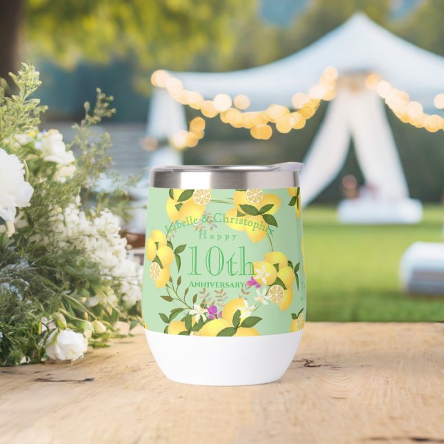 Lemon Squeeze Wedding Anniversary Green (Wedding)