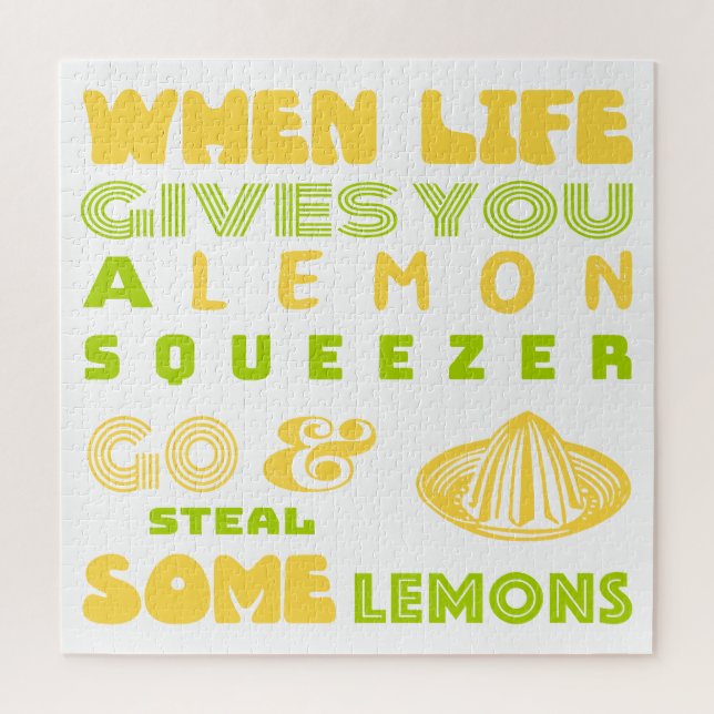 Lemon Squeezer Jigsaw Puzzle (Vertical)