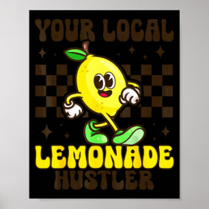 Lemon Stand Funny Lemonade Entrepreneur for Boys Poster
