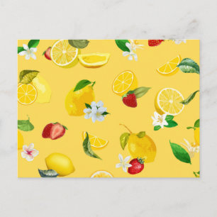 Lemon & Strawberry 3 Postcard