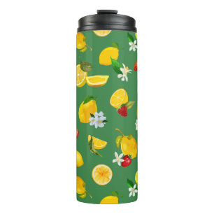 Lemon & Strawberry 4 Thermal Tumbler