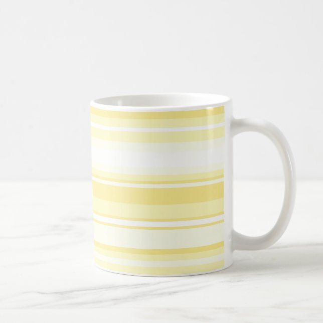Lemon stripes coffee mug (Right)
