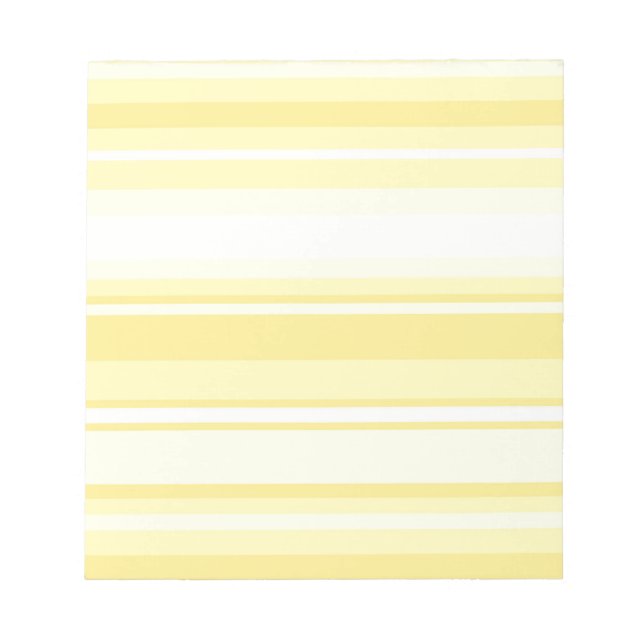 Lemon stripes notepad (Front)