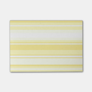 Lemon stripes post-it notes