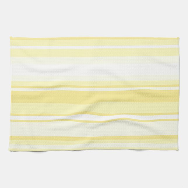Lemon stripes tea towel (Horizontal)
