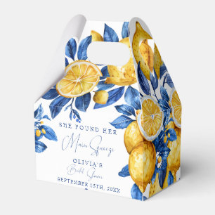 Lemon   Summer Bridal Shower Favour Box