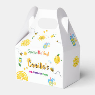 Lemon Summer Theme Kids Birthday  Favour Box