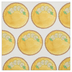 Lemon Tart Tarte au Citron Curd Pie Baking Food Fabric