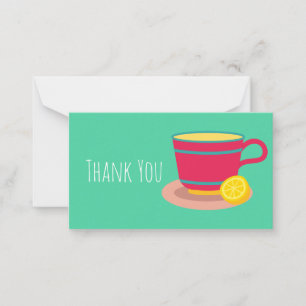 Lemon tea for tea lovers card