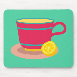 Lemon tea for tea lovers mouse pad