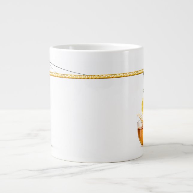 Lemon Tea Under Construction – Jumbo Mug for True  (Front)