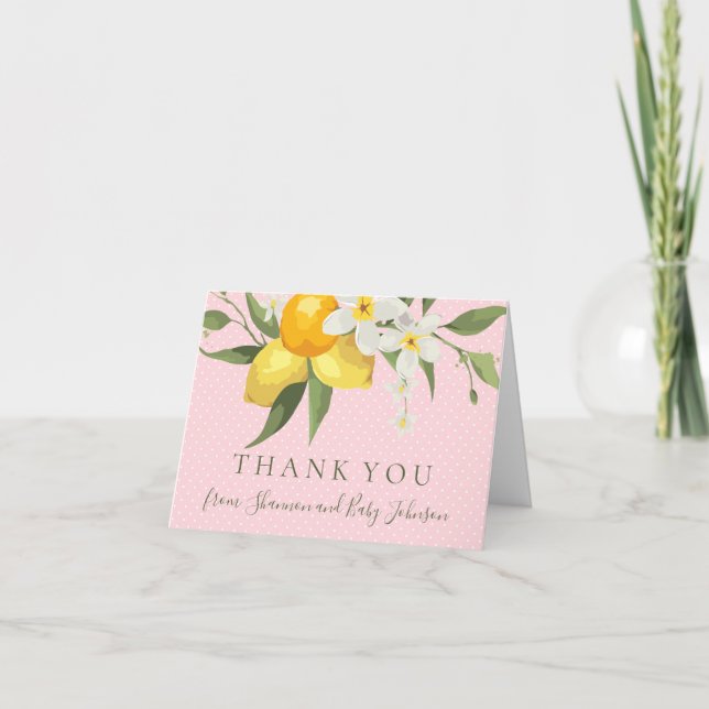 Lemon Thank You Card (Front)