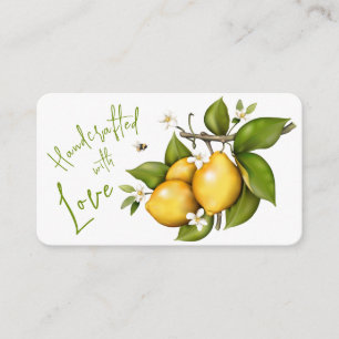 Lemon Thank You Enclosure Card