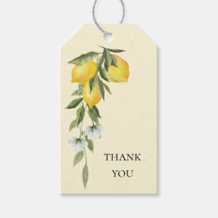 Lemon Themed Bridal Shower Favor Gift Tag