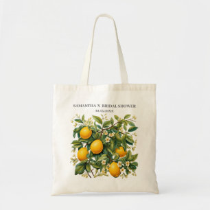 Lemon Themed Bridal Shower favours Tote Bag