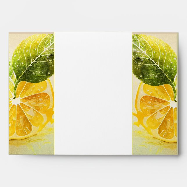  Lemon-Themed Fun Envelope (Front)