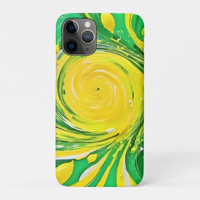 Lemon Tornado Design Case-Mate iPhone Case (Back)
