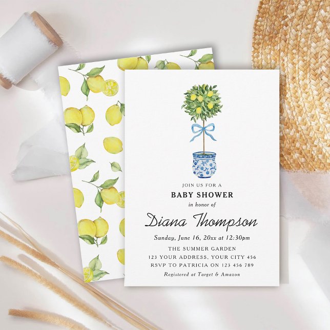 Lemon Tree Baby Shower Invitation (Creator Uploaded)