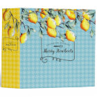 Lemon tree branches personalised cookbook recipe