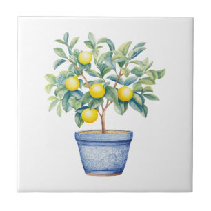 Lemon Tree Mediterranean Tuscany Ceramic Tile