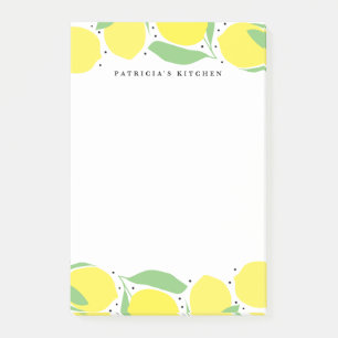 Lemon Tree Personalised Post It Notes