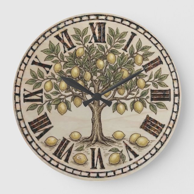 Lemon Tree - Wall Clock (Front)
