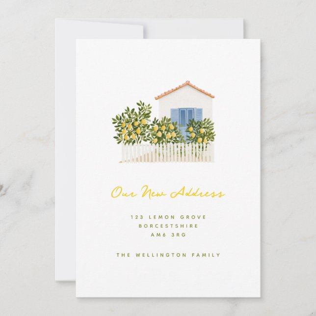 Lemon Trees & House Moving Announcement (Front)
