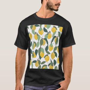 Lemon Tropical: Bright Vintage Seamless T-Shirt