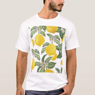 Lemon: tropical fruit vintage seamless T-Shirt