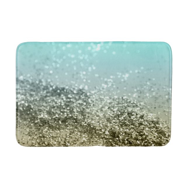 Lemon Twist Beach Glitter #3 Bath Mat (Front)