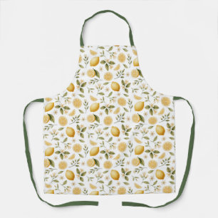 lemon-type watercolor apron