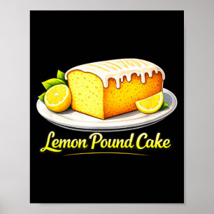 Lemon und Cake Bakery Dessert Food Lover Poster