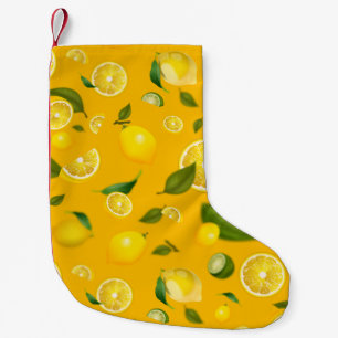 Lemon Variety 7 Small Christmas Stocking