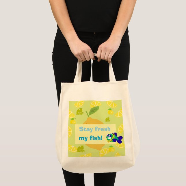 Lemon Vibes Tote Bag (Front (Product))
