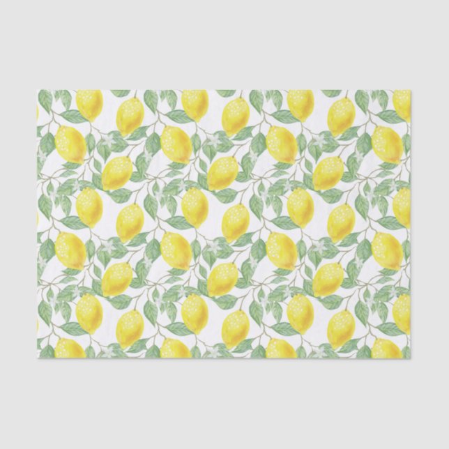 Lemon vine tissue paper (Front)