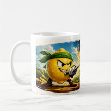 Lemon vs Coffee Duel Mug – FunnClassic Mug, 325 ml