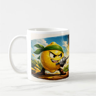 Lemon vs Coffee Duel Mug – FunnClassic Mug, 325 ml