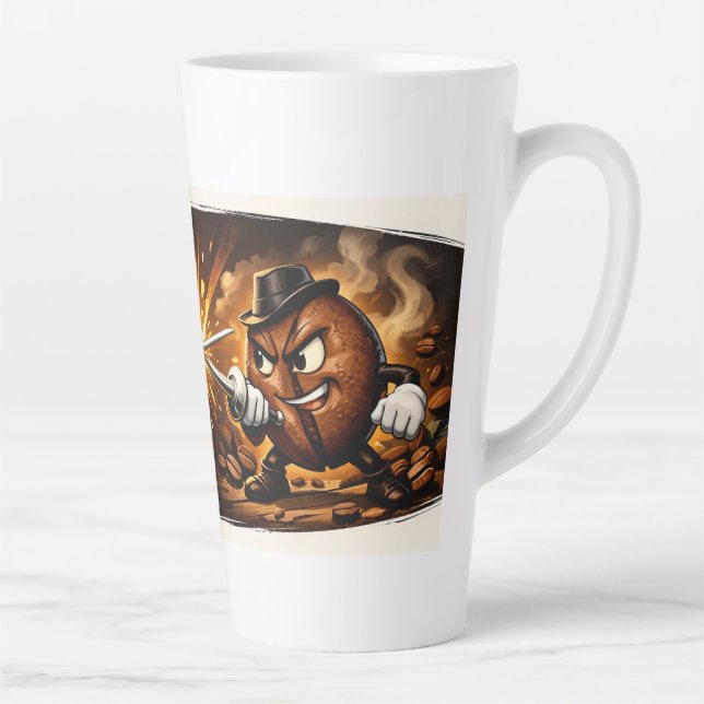 Lemon vs Coffee Duel Mug,Large Latte Mug, 503 ml   Latte Mug (Right)