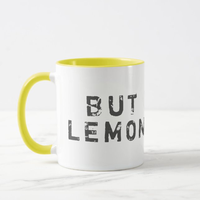 Lemon water mug (Left)