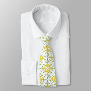 Lemon Watercolor Painting Pattern Tie