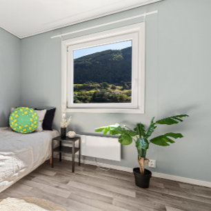 Lemon watercolor pattern simple round cushion